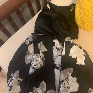 Two piece homecoming dress